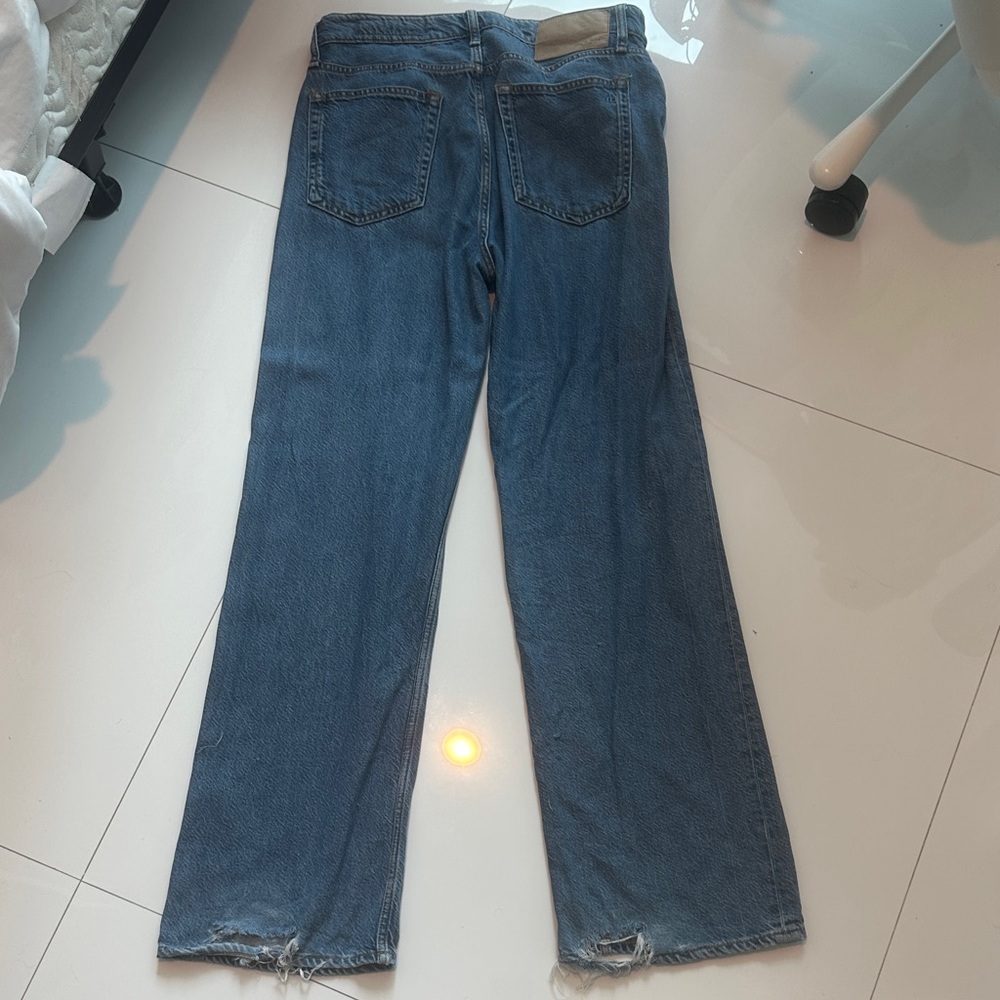 Rag & Bone Logan Low-Rise Wide Leg Jeans - Picture 4 of 7